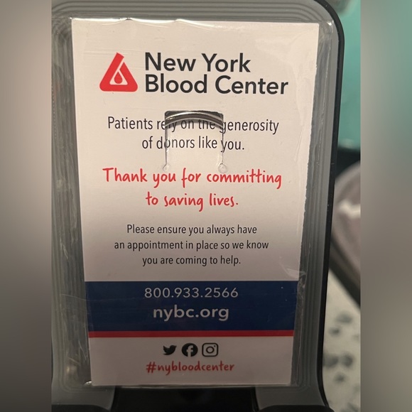 ❌SOLD❌ New York Blood Center, O+ keychain - Picture 2 of 2